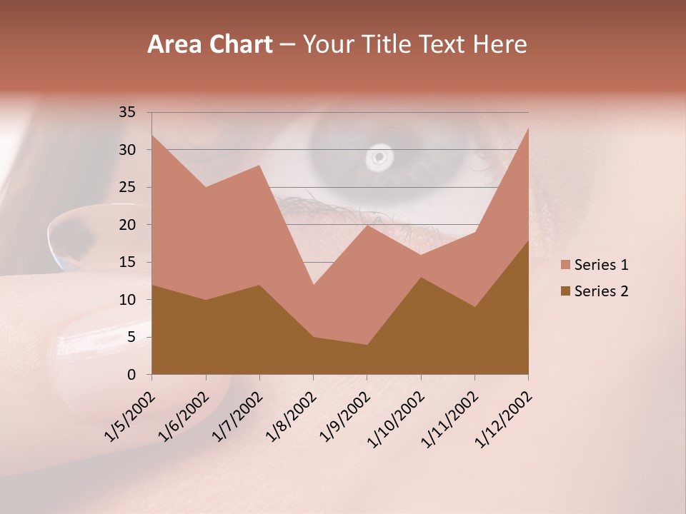 Treatment Looking Female PowerPoint Template