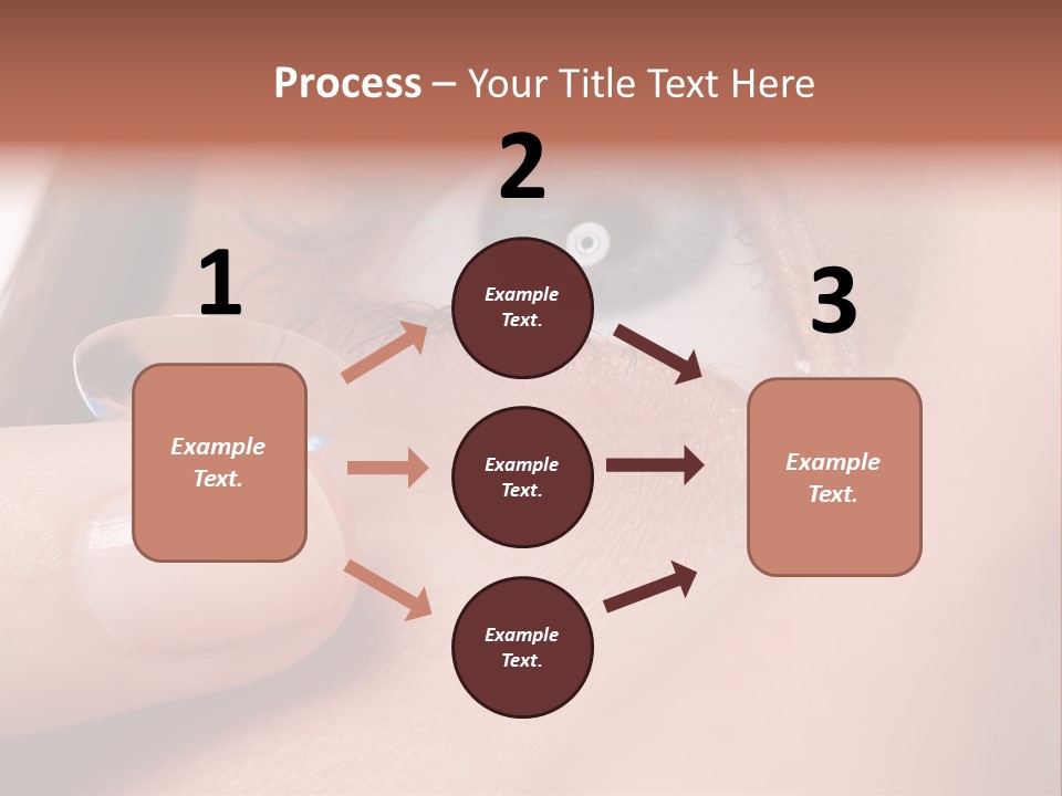Treatment Looking Female PowerPoint Template