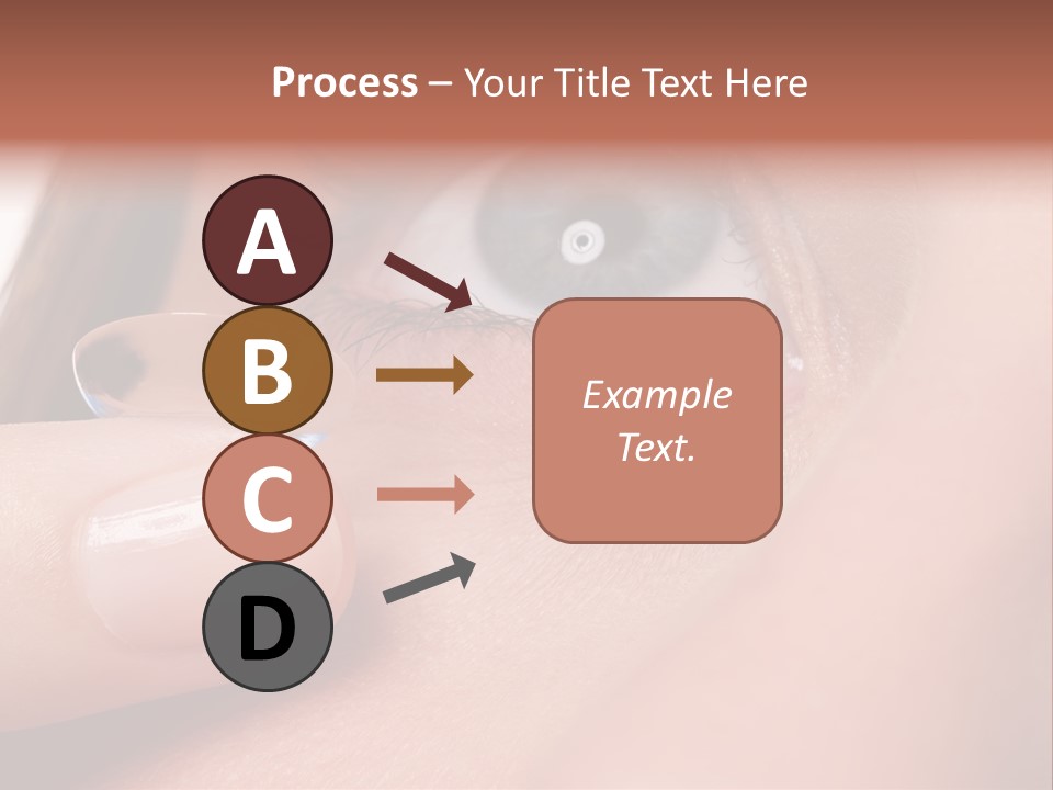 Treatment Looking Female PowerPoint Template