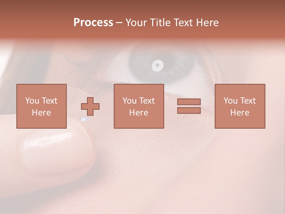 Treatment Looking Female PowerPoint Template