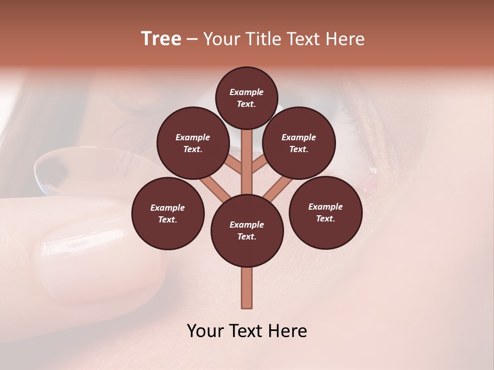 Treatment Looking Female PowerPoint Template