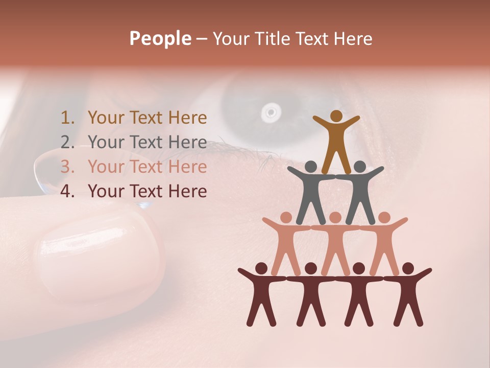 Treatment Looking Female PowerPoint Template