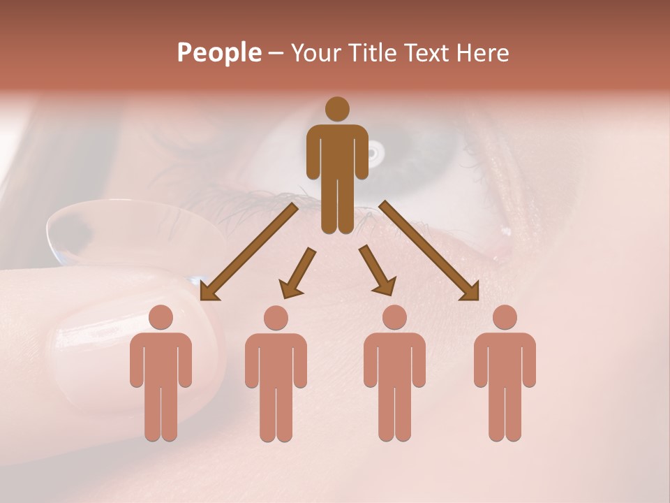 Treatment Looking Female PowerPoint Template