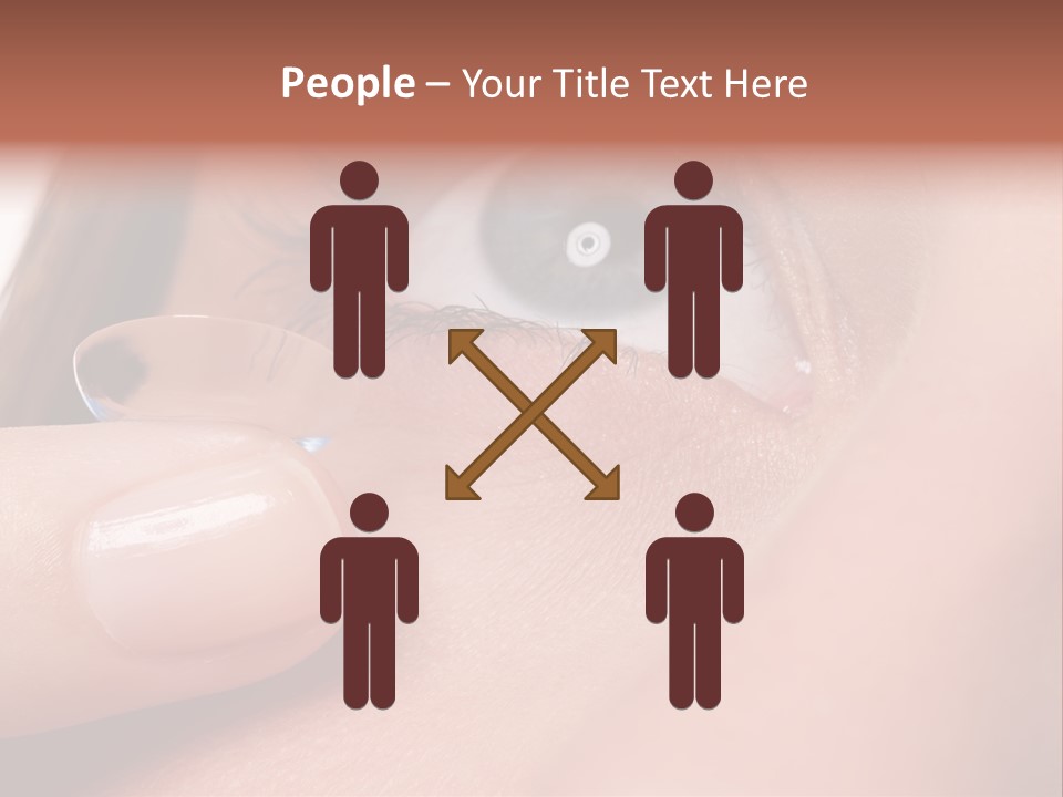 Treatment Looking Female PowerPoint Template