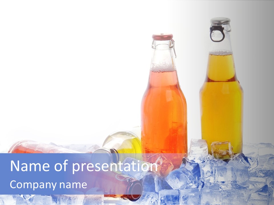 Drops Full White PowerPoint Template