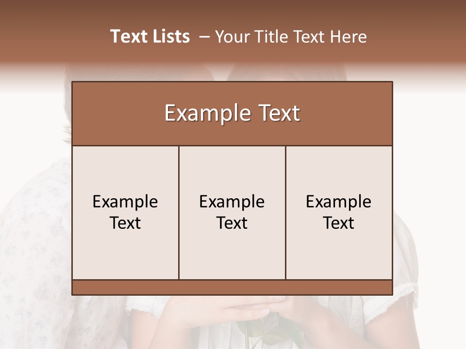 A Man Kissing A Woman With A Rose In Her Mouth PowerPoint Template