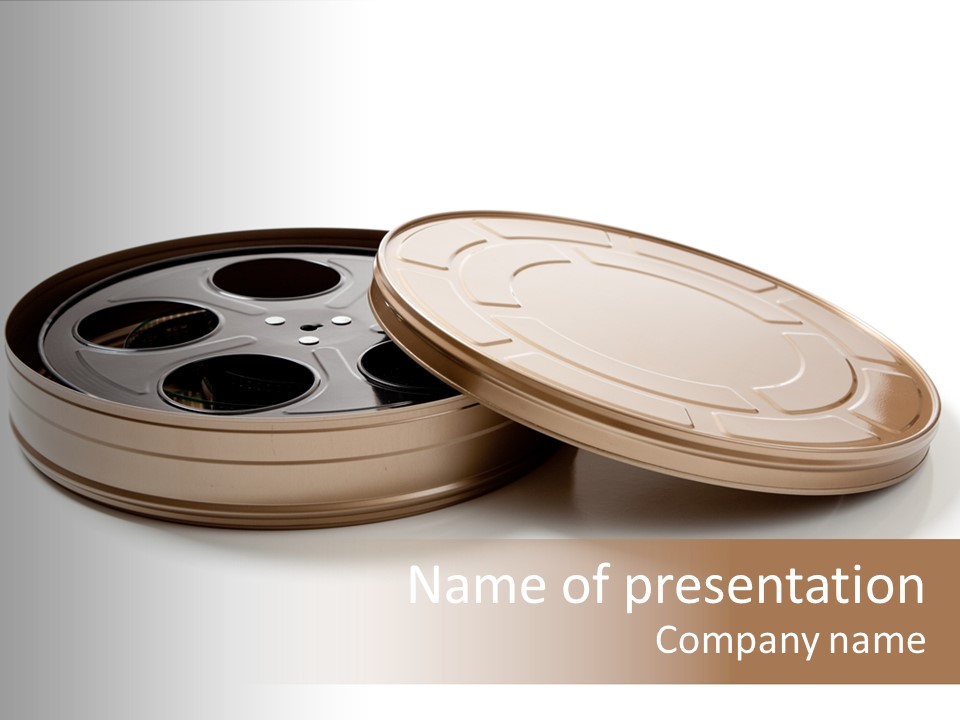 Stage Motion Camera PowerPoint Template