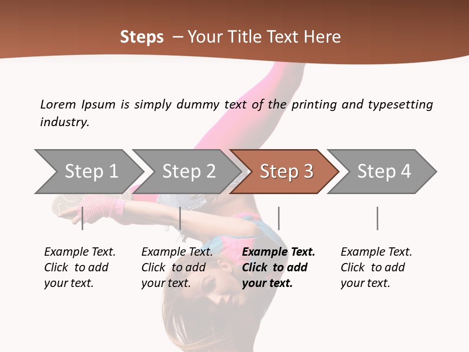 Stunt Breakdance Hiphop PowerPoint Template