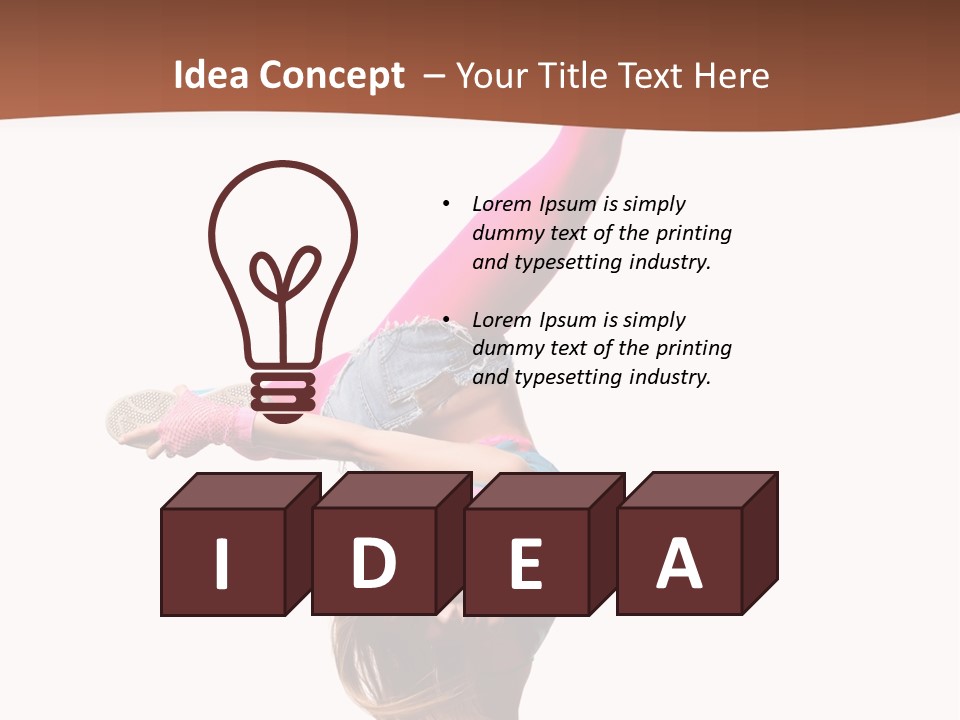 Stunt Breakdance Hiphop PowerPoint Template