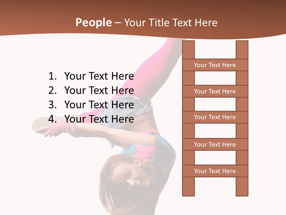 Stunt Breakdance Hiphop PowerPoint Template