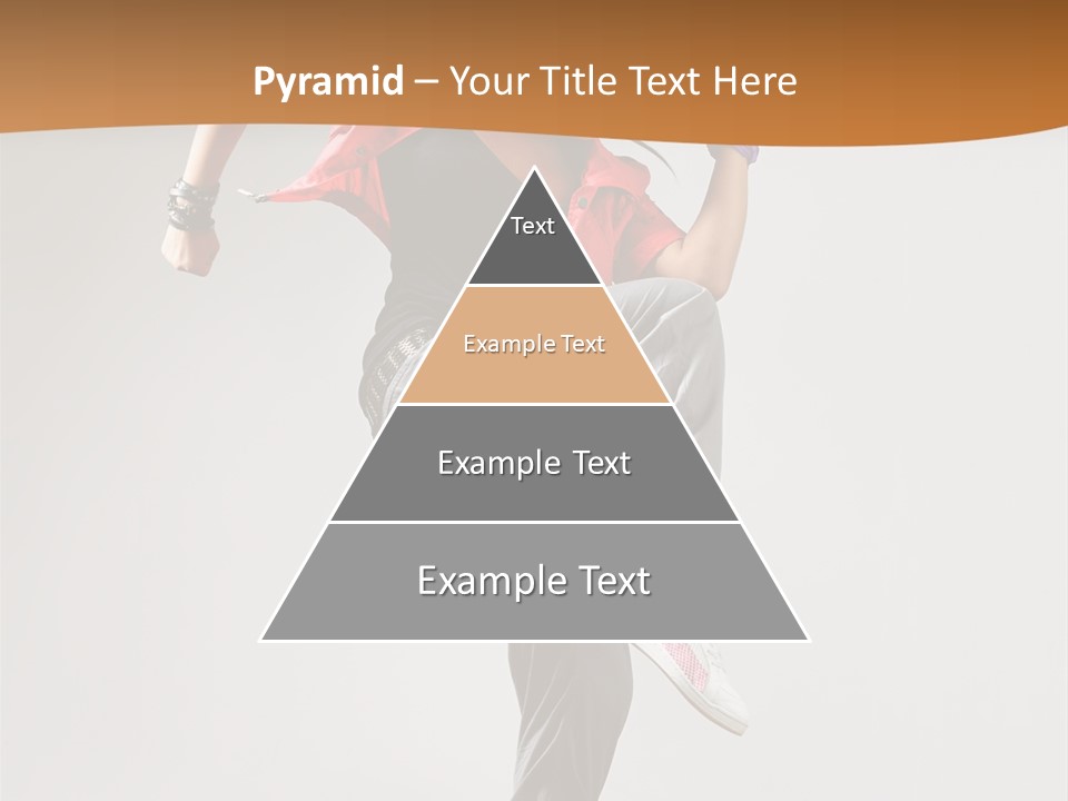 Flexibility Action Woman PowerPoint Template