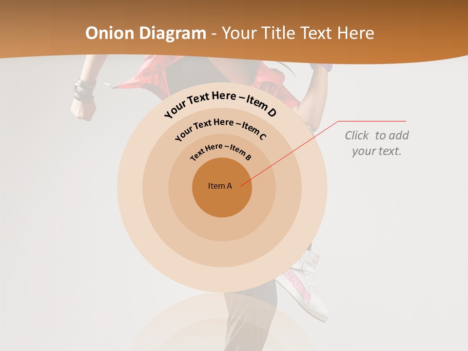 Flexibility Action Woman PowerPoint Template