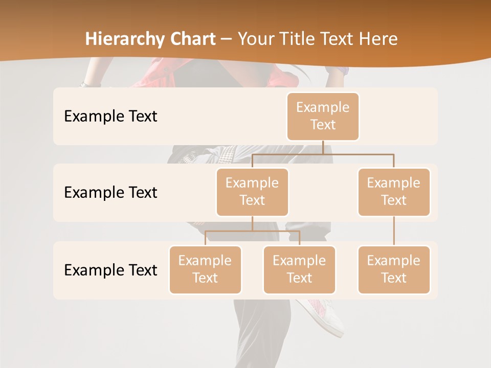 Flexibility Action Woman PowerPoint Template