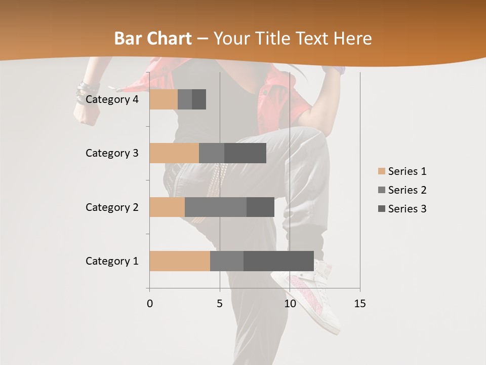 Flexibility Action Woman PowerPoint Template