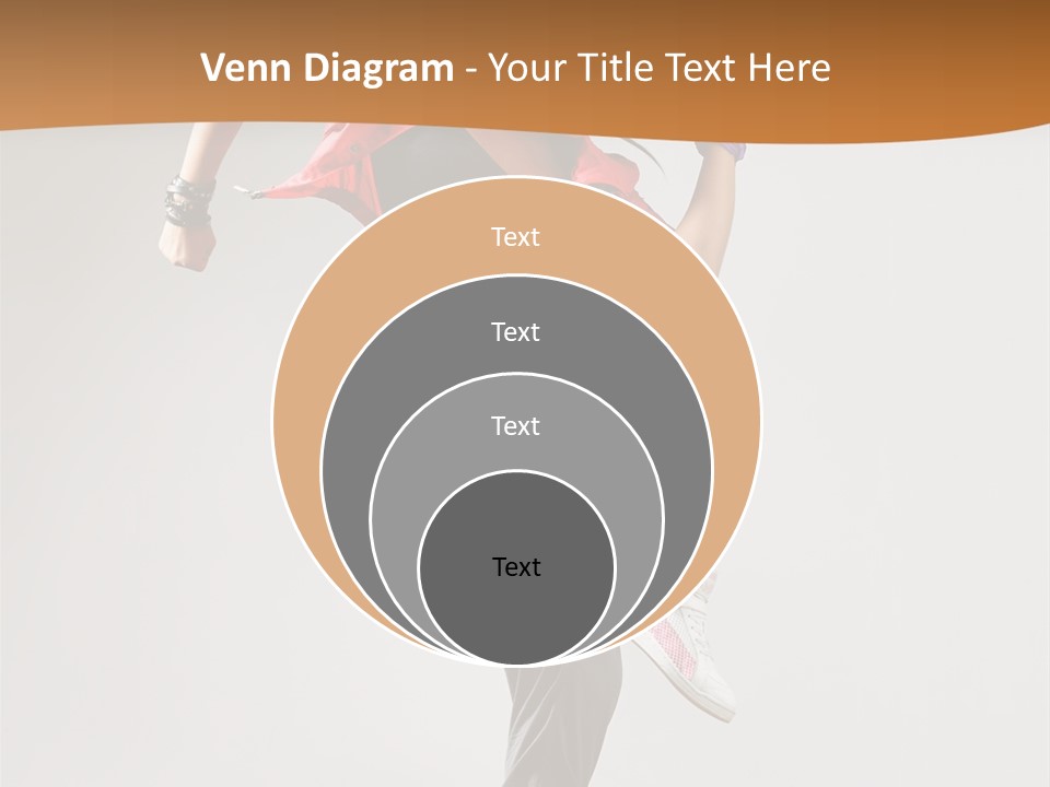 Flexibility Action Woman PowerPoint Template