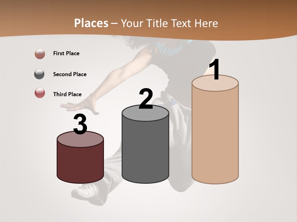 Behavior Grace Dancer PowerPoint Template