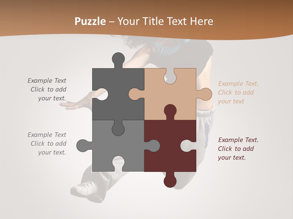 Behavior Grace Dancer PowerPoint Template