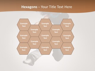 Behavior Grace Dancer PowerPoint Template