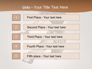 Behavior Grace Dancer PowerPoint Template