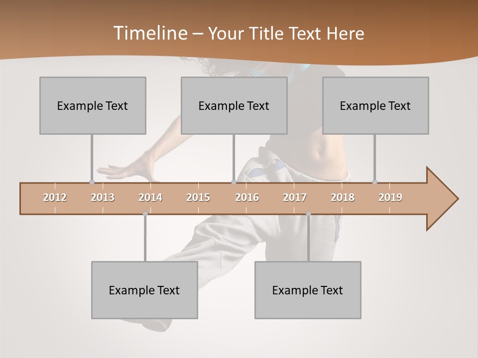 Behavior Grace Dancer PowerPoint Template