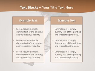 Behavior Grace Dancer PowerPoint Template