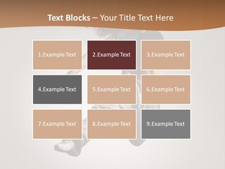 Behavior Grace Dancer PowerPoint Template