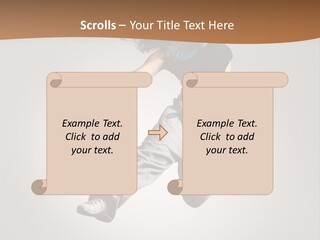 Behavior Grace Dancer PowerPoint Template