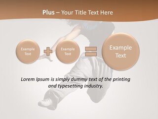 Behavior Grace Dancer PowerPoint Template