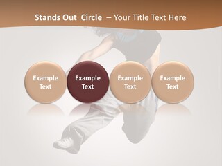 Behavior Grace Dancer PowerPoint Template