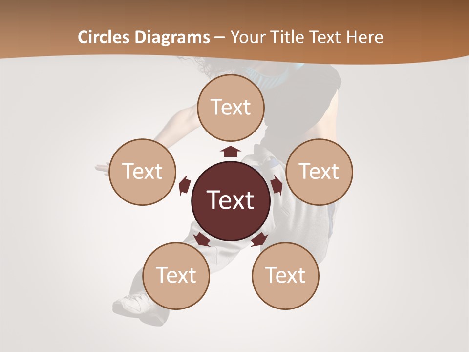 Behavior Grace Dancer PowerPoint Template