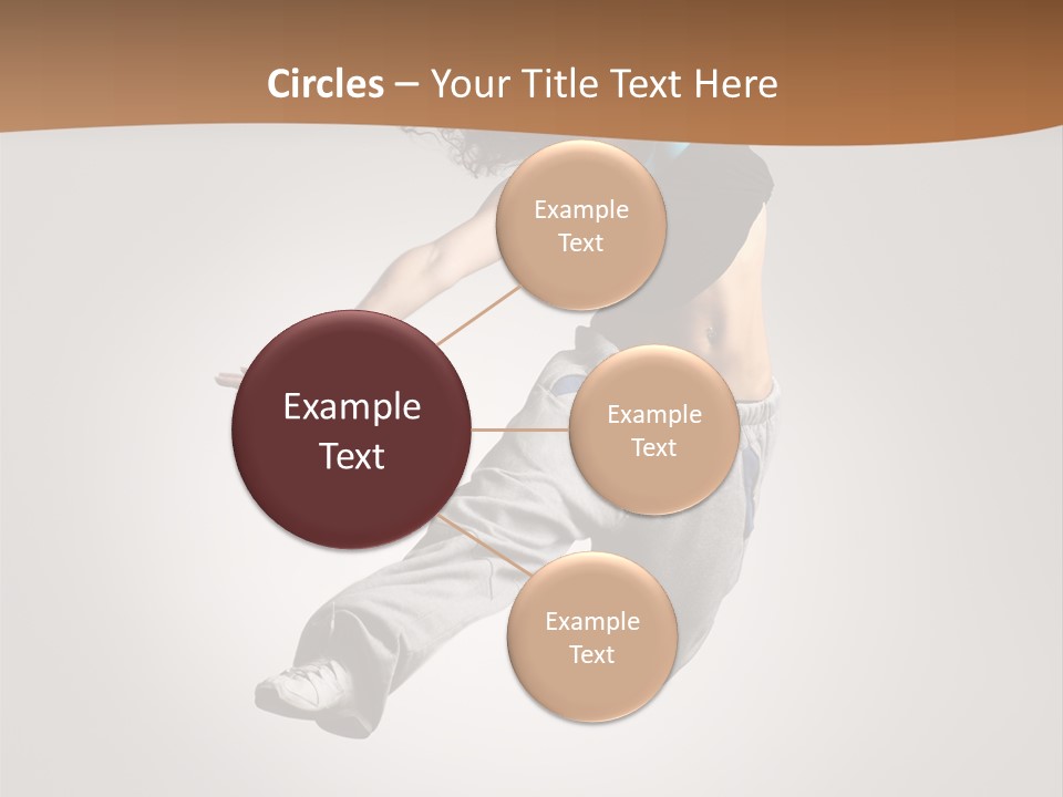 Behavior Grace Dancer PowerPoint Template