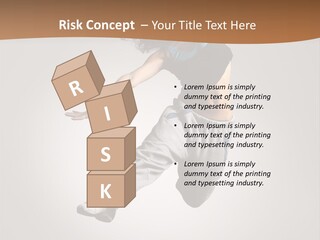 Behavior Grace Dancer PowerPoint Template