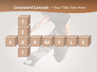 Behavior Grace Dancer PowerPoint Template