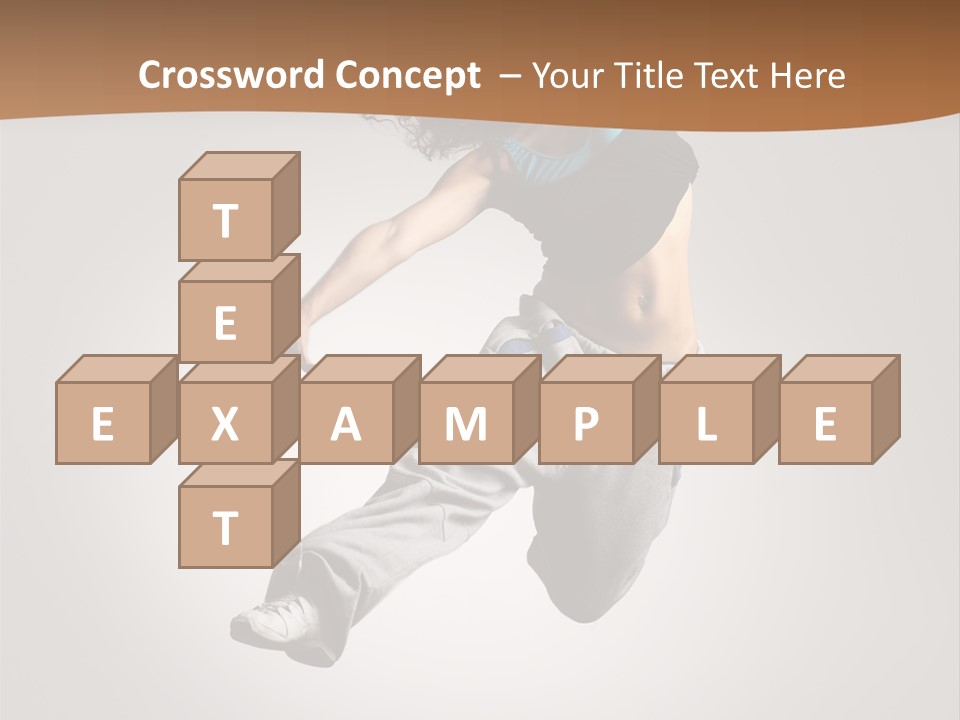 Behavior Grace Dancer PowerPoint Template