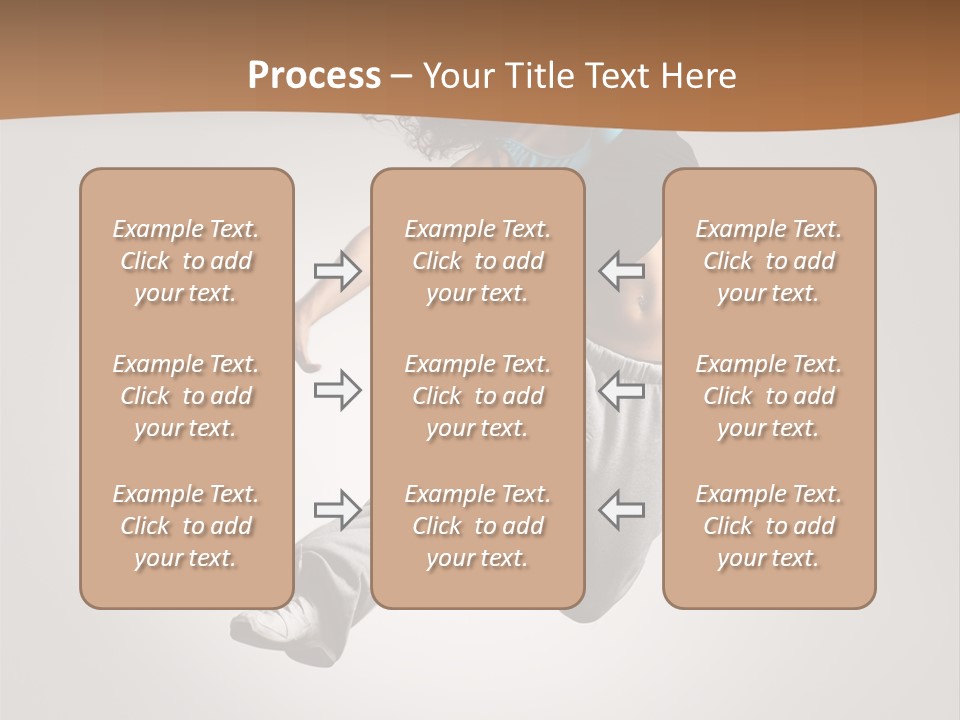 Behavior Grace Dancer PowerPoint Template