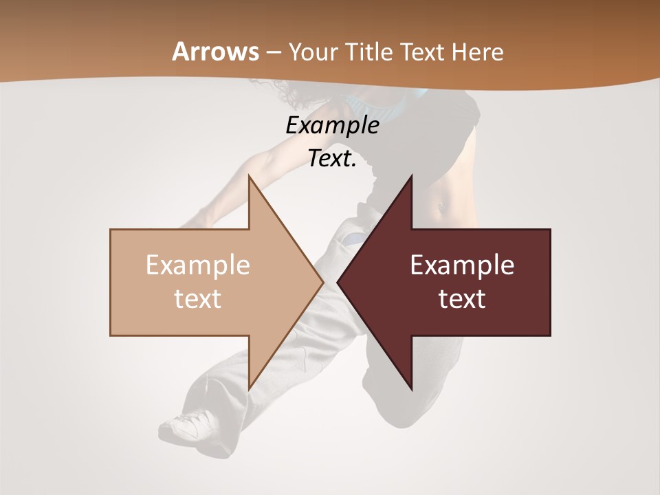 Behavior Grace Dancer PowerPoint Template