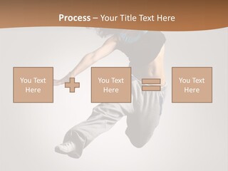 Behavior Grace Dancer PowerPoint Template
