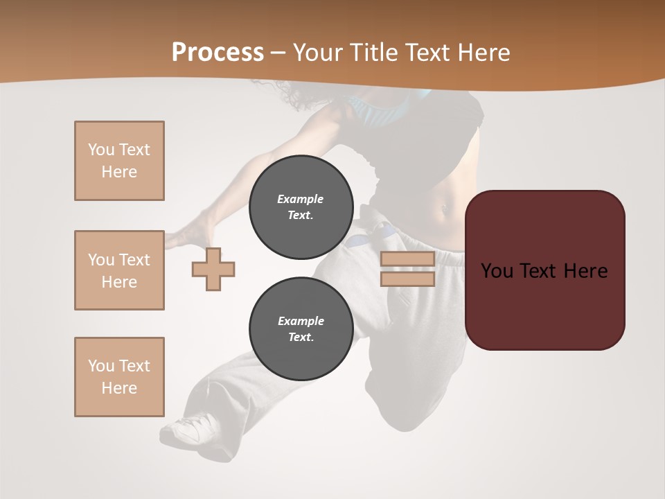 Behavior Grace Dancer PowerPoint Template