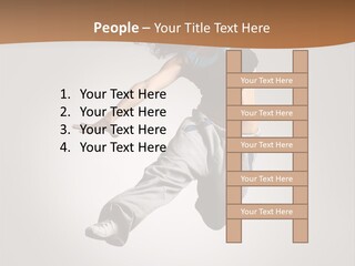 Behavior Grace Dancer PowerPoint Template