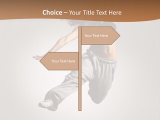 Behavior Grace Dancer PowerPoint Template