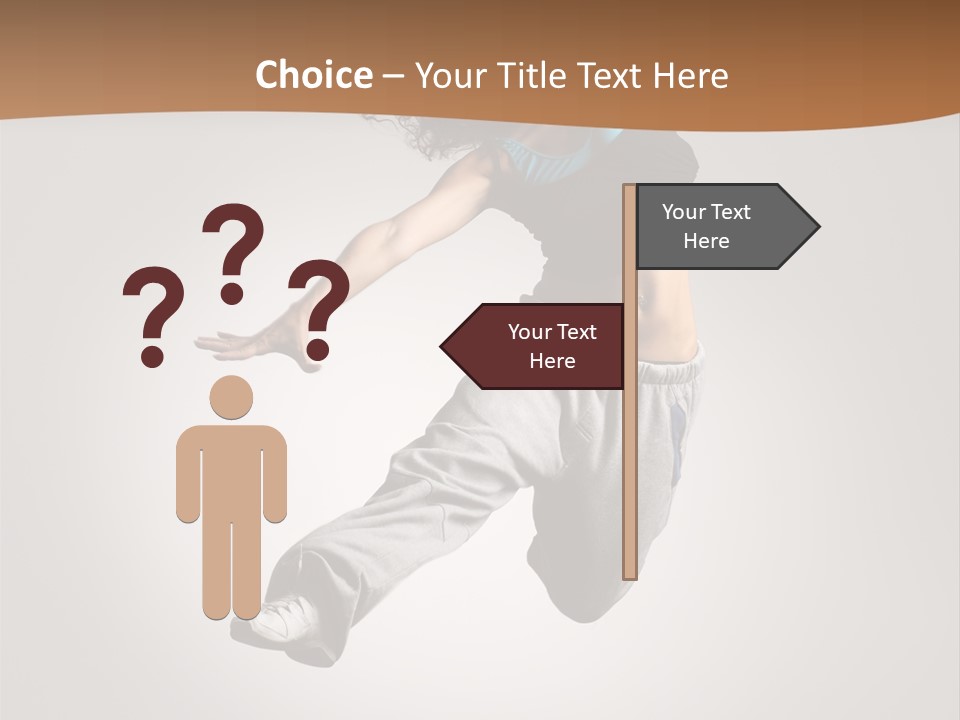 Behavior Grace Dancer PowerPoint Template
