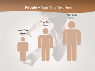 Behavior Grace Dancer PowerPoint Template