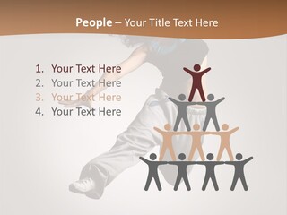 Behavior Grace Dancer PowerPoint Template