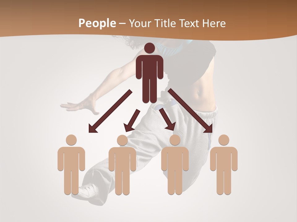 Behavior Grace Dancer PowerPoint Template