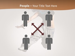 Behavior Grace Dancer PowerPoint Template