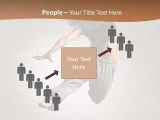 Behavior Grace Dancer PowerPoint Template