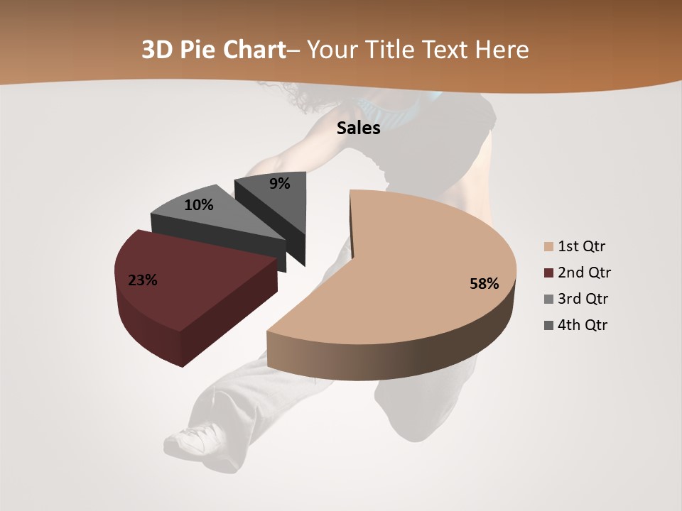 Behavior Grace Dancer PowerPoint Template