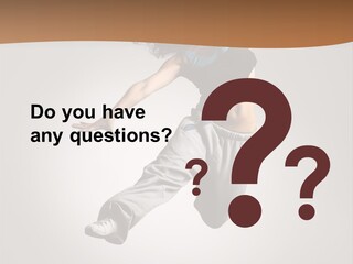 Behavior Grace Dancer PowerPoint Template