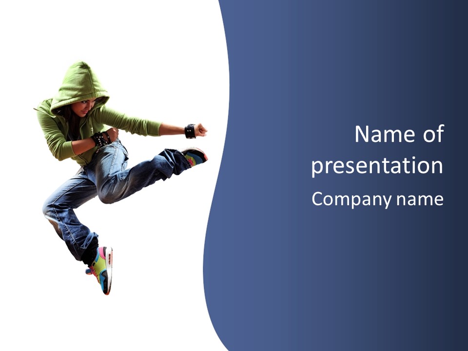 Grace Jump Behavior PowerPoint Template