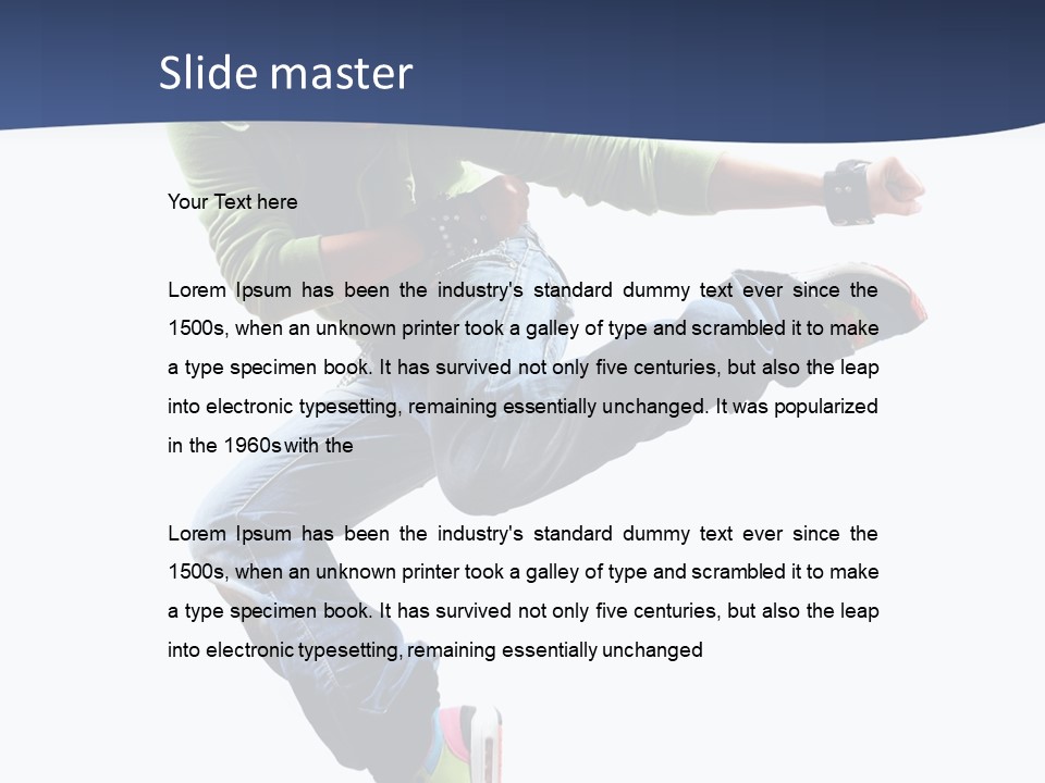 Grace Jump Behavior PowerPoint Template